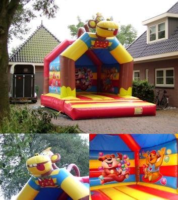 Springkussen huren in Maastricht: Onbeperkt plezier voor jong en oud Afbeelding van een springkussen: Huur het leukste springkussen in Maastricht