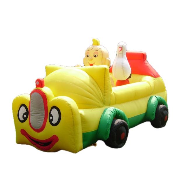Opblaasbare Baby in Auto 3,5 meter Grote opblaasbare Baby in Auto van 3,5 meter lang met vrolijke kleuren en lachende baby