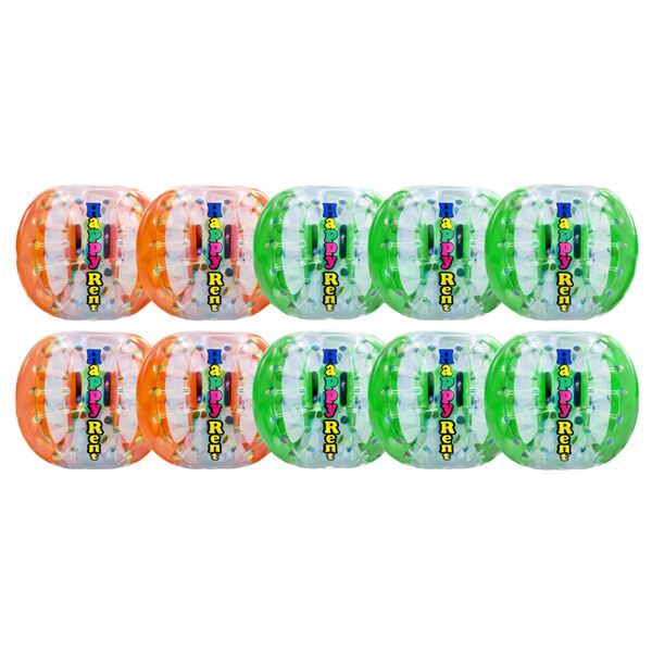 Bubble voetbal 10 ballen | Bubble FuΓball 10 BΓ€lle β Happy Rent Complete bubble voetbal set van 10 ballen β komplettes Bubble FuΓball Set mit 10 BΓ€llen bij Happy Rent