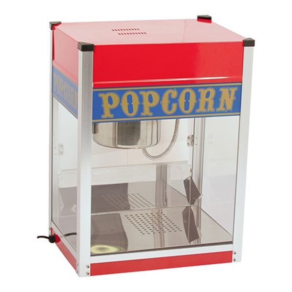 Afbeelding van machine zonder kar inclusief ketel Closeβup popcornmachine