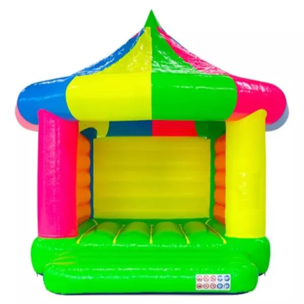 Fluor Carrousel springkussen huren | Happy Rent Fluor Carrousel springkussen 6×5,5m overdekt huren – Happy Rent Maastricht, Roermond en Liessel